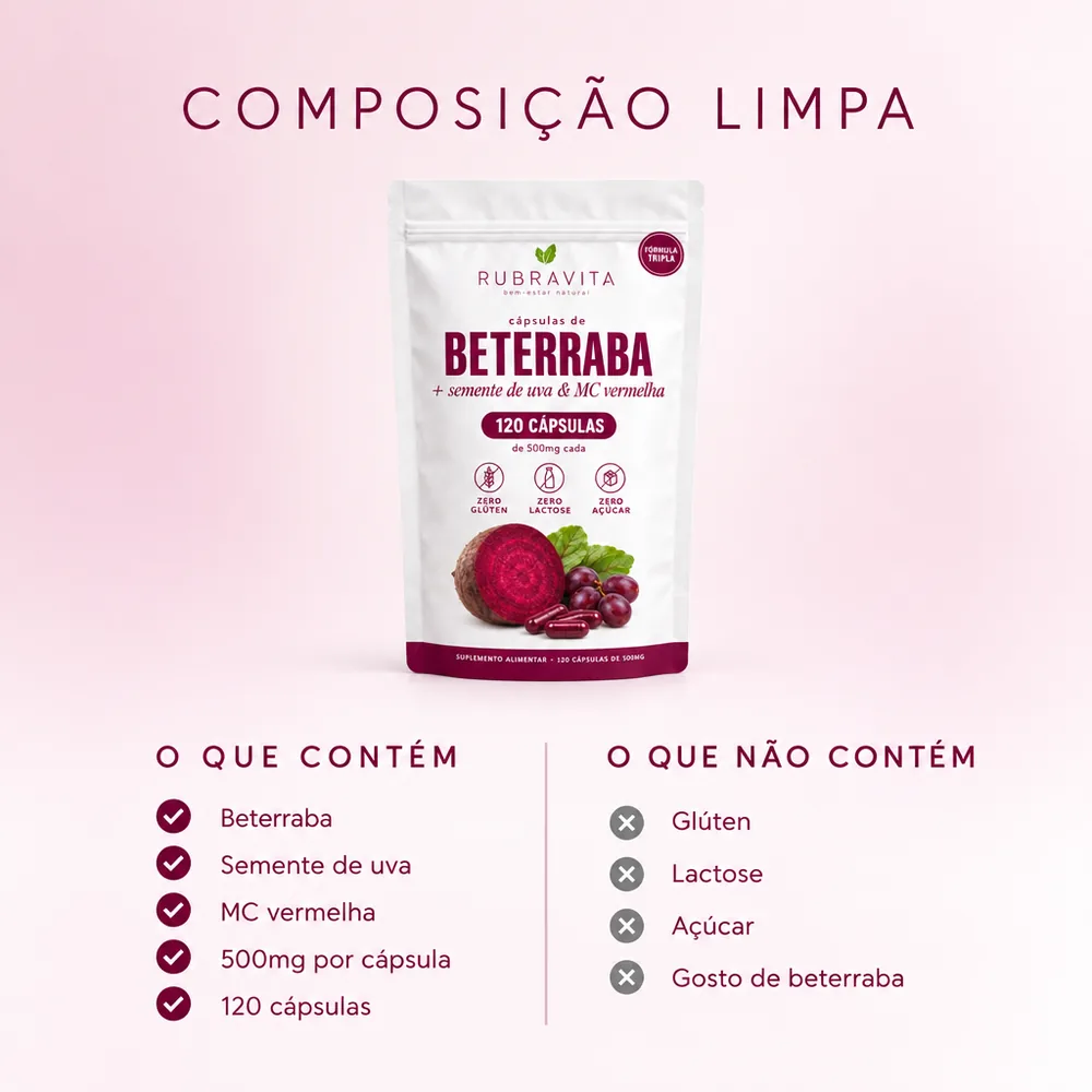 Composição limpa: o que contém e o que não contém